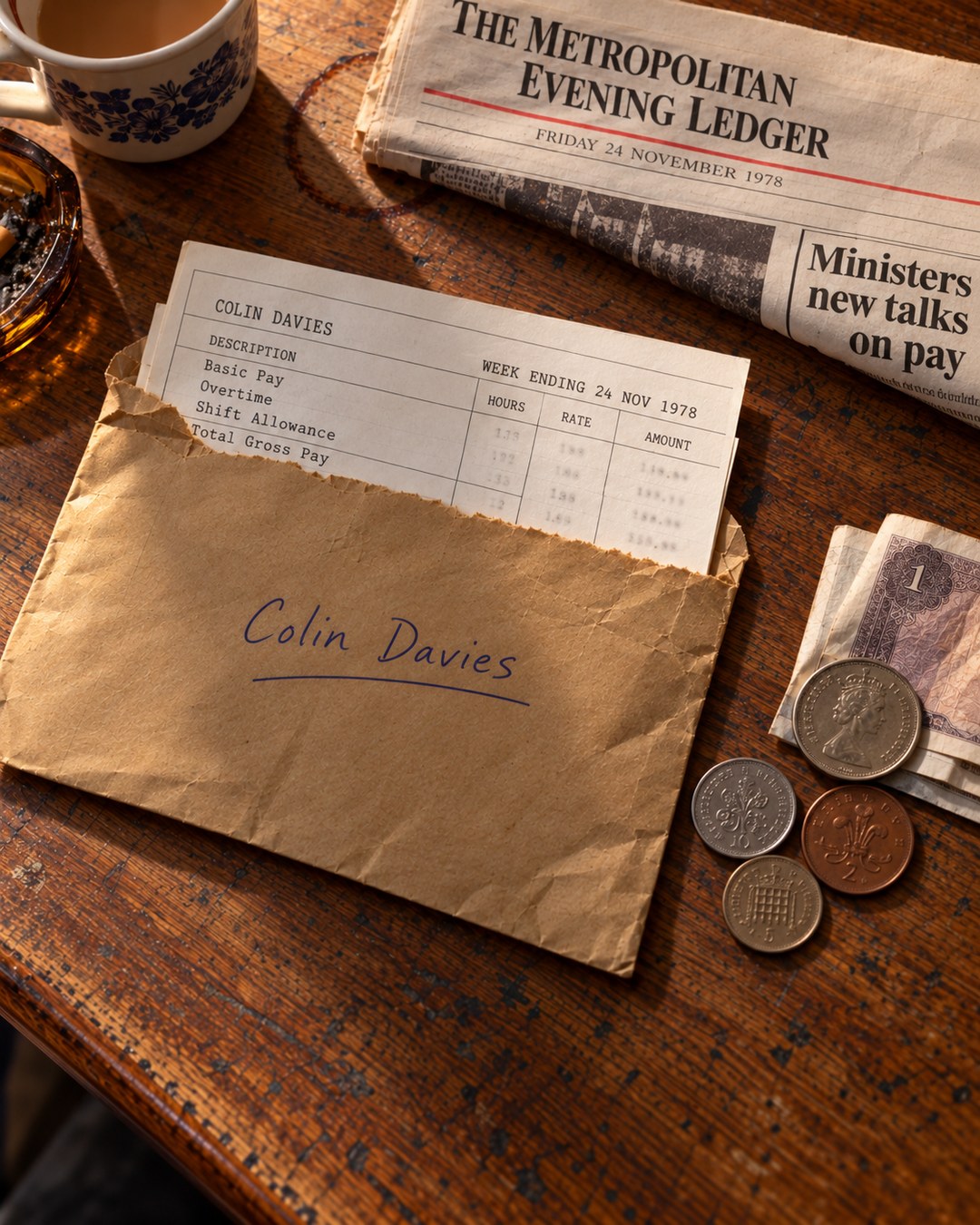 The wage packet, 1978